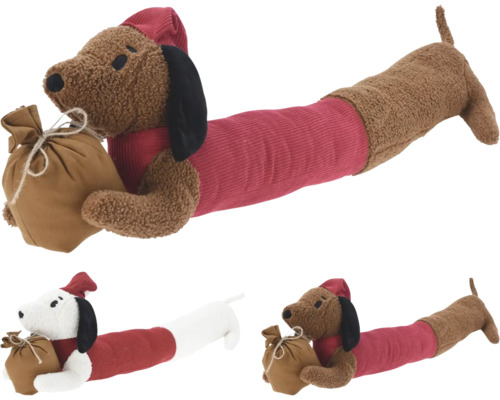 Opriitor de ușă în formă de câine cu sac