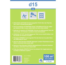 Folie de acoperire cu avertismente privind pericolul de asfixiere și utilizare