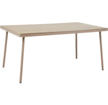 Masa dreptunghiulară de grădină cu patru picioare