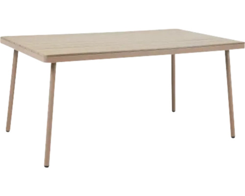 Masa dreptunghiulară de grădină cu patru picioare