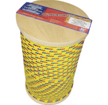 Sfoară din polipropilenă pe o bobină de lemn, diametru de 5 mm, lungime de 100 metri