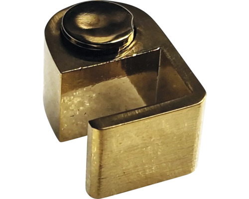 Opritor de ușă de culoare alamă pentru montare pe perete