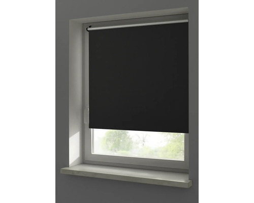 Imagine cu o fereastră cu o rulou neagră.