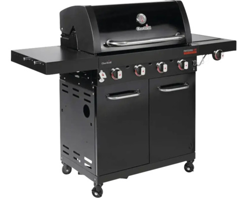 Grătar pe gaz cu suprafețe de depozitare și dulap inferior