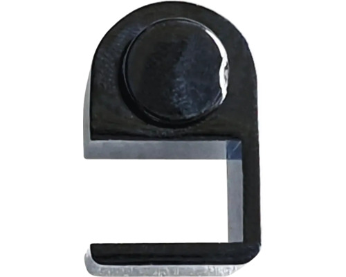 O piesă de blocare neagră pentru ușă