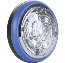 Lampă LED rotundă cu margine albastră