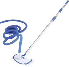 Aspirator de piscină cu tijă telescopică și furtun pentru curățarea piscinei