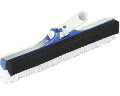 Perie de piscină cu burete și peri