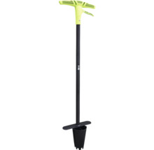 Instrument de plantat cu mâner și tijă metalică