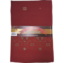 Față de masă roșie cu model stea