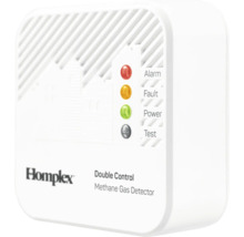 Detector de metan Homplex cu alarmă, indicator de defecțiune, indicator de funcționare și funcție de testare