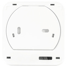 Partea din spate a unui suport de perete pătrat, alb