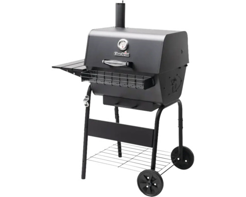 Grătar pe cărbune cu spațiu de depozitare și grătar pentru menținerea căldurii