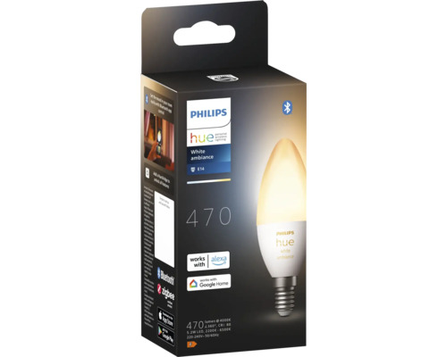 Bec Philips Hue White Ambiance E14 în ambalaj