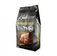 Hrană pentru câini Kudo pui și legume, pachet de 12 kilograme