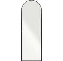 Oglindă de corp cu capăt superior rotunjit și ramă îngustă