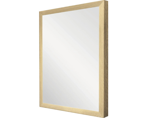 Oglindă dreptunghiulară cu ramă din lemn
