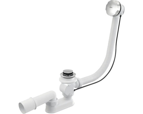 Garnitură de scurgere și preaplin Alca, cromată cu Excenter Set de scurgere pentru cadă cu preaplin