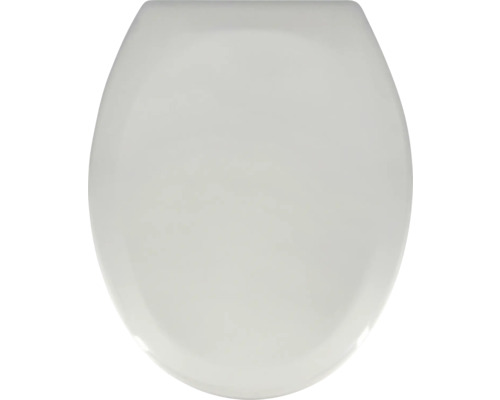 Capac WC ADOB Limone, închidere simplă, alb 44x38 cm Capac de toaletă din plastic