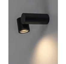 Lumină de perete neagră cu spot rotativ