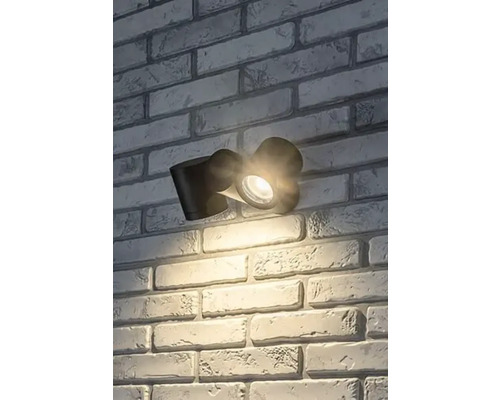 Spot dublu de perete pentru exterior