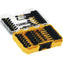 Set de biți de șurubelniță Dewalt în carcasă deschisă