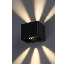 Corp de iluminat de perete cubic din metal cu fascicul de lumină