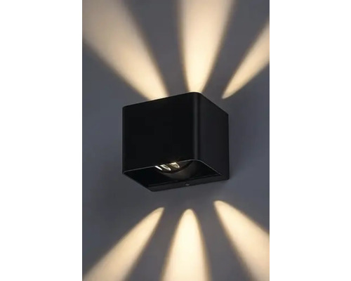 Corp de iluminat de perete cubic din metal cu fascicul de lumină