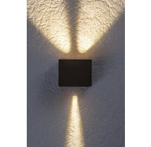 Lumină de perete pătrată cu efecte de lumină sus și jos