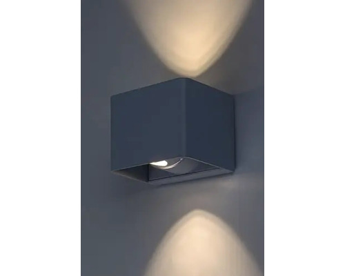 Lumină de perete pătrată din metal cu fascicul de lumină