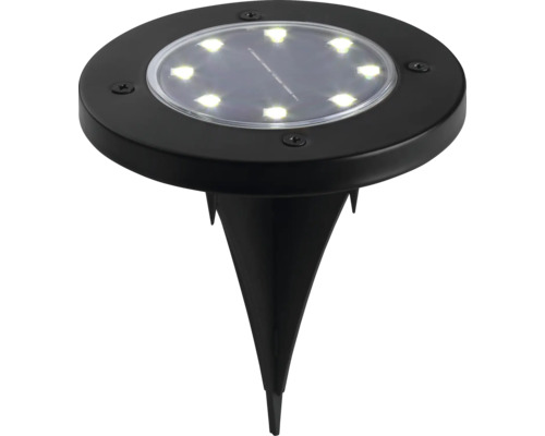 Lampa solară neagră cu țăruș pentru grădină