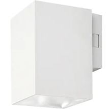 Lumină de perete exterioară albă în formă de cub