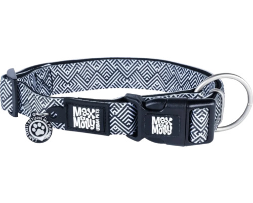 Zgardă câini Max & Molly Smart ID Mykonos Black L 39x62 cm | HORNBACH