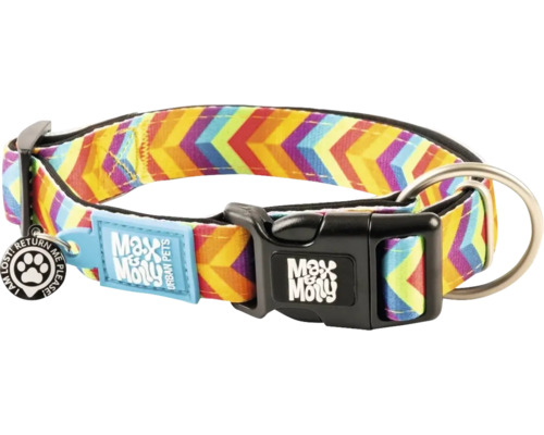 Zgardă câini Max & Molly Smart ID Summertime M 34x55 cm Zgardă pentru câini cu model și închidere de siguranță