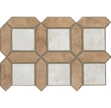 Model de plăci de podea de diferite forme și culori