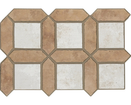 Model de plăci de podea de diferite forme și culori