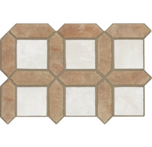 Placă de mozaic cu model geometric pentru pereți și podele