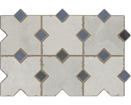 Pavaj autoblocant cu model geometric pentru exterior