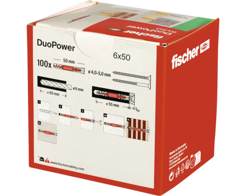 Ambalaj dibluri Fischer DuoPower 6 x 50