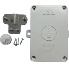 Cutie de joncțiune JSL cu șuruburi, capac și simbol de împământare