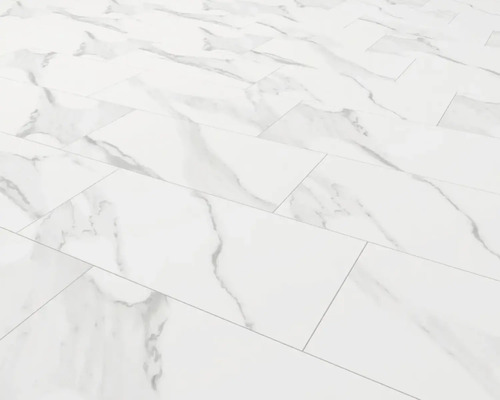 Podea din plăci cu aspect de marmură