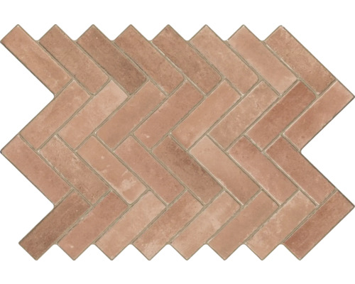 Gresie exterior / interior porțelanată glazurată Spica Caldera 40x60 cm Plăci ceramice în model herringbone