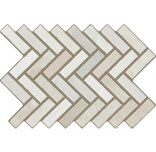 Placă de mozaic cu model herringbone