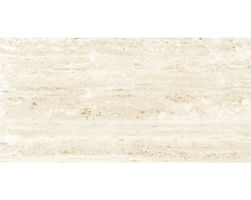 Treaptă gresie rectificată Travertino Bej 33x120 cm Placă de travertin