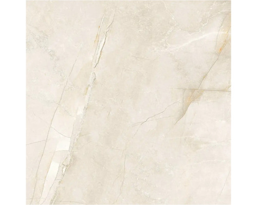 Placă de podea bej cu aspect de marmură