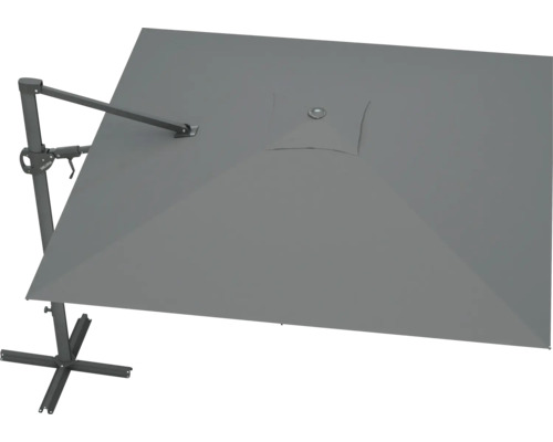 Umbrelă de soare cu braț lateral și suport