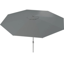 Umbrelă de grădină gri cu manivelă