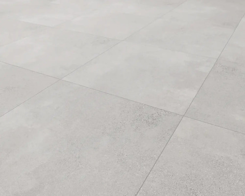 Gresie de podea gri cu aspect de piatră