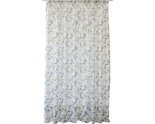 Cortină de duș cu model de păsări și flori