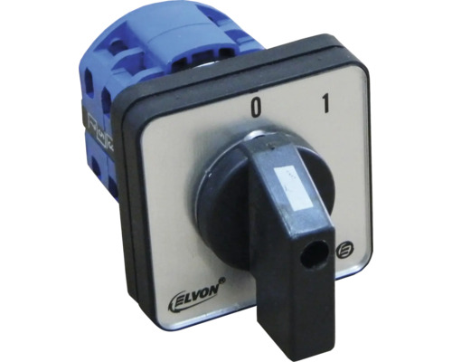 Comutator cu came Elvon EV126 0-1 2P 20A Comutator rotativ Elvon cu pozițiile 0 și 1